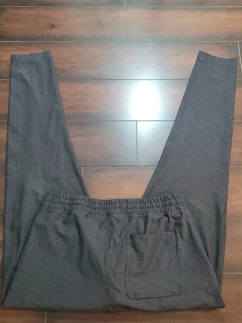Outdoor Voices Black Elastic-Waist Pocket Pants